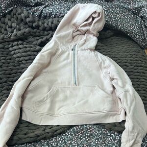Lululemon Scuba Half Zip Light Pink Size M/L